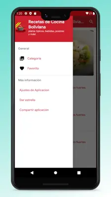 Bolivian Recipes - Food App android App screenshot 0