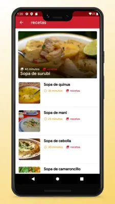 Bolivian Recipes - Food App android App screenshot 2