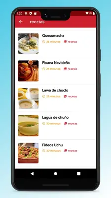 Bolivian Recipes - Food App android App screenshot 3