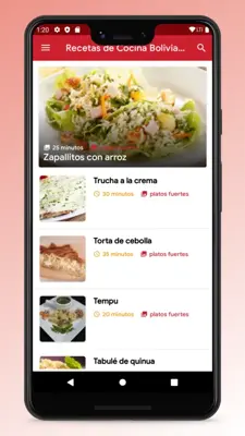 Bolivian Recipes - Food App android App screenshot 5