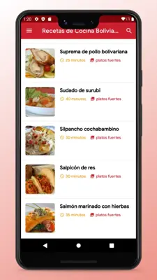 Bolivian Recipes - Food App android App screenshot 6