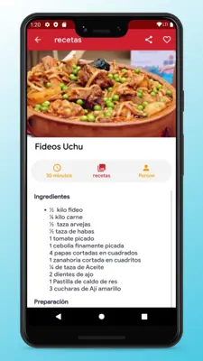 Bolivian Recipes - Food App android App screenshot 7